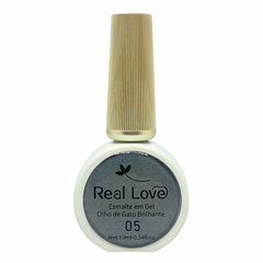 Esmalte em Gel Olho de Gato Real Love Grafite Cor 05 10ml