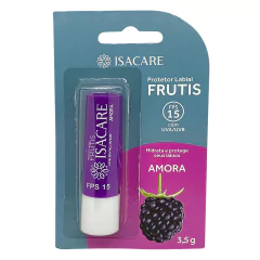 Protetor labial FPS15 Hidrata e protege Isacare Amora