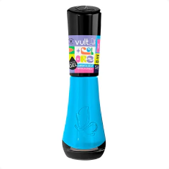 Esmalte Vult Colors Efeito Gel Bateria Azul 8ml