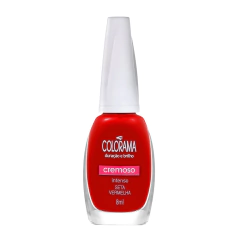 Esmalte Colorama Seta Vermelha Cremoso 8ml