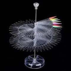 Demonstrador Espiral Diamante Transparente com 120un