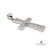 Cruz De Plata 925 Con Micro Pavé - 26mm - B en internet
