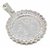 Medalla San Benito - Plata Y Oro - Cubic Zirconio 26mm en internet