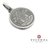 Medalla Doble Faz Santa Guadalupe - Plata 925 envejecida - 16mm - comprar online