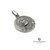 Medalla Ecce Homo Cristo - Plata 925 envejecida - 14mm - comprar online