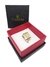 Anillo De Plata Y Oro - Tipo Sello - San Benito - Cuadrado en internet