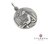 Medalla Santa Cecilia - Plata 925 envejecida - 20mm - comprar online