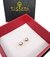 Aros Abridores - Oro 18k - Cono Con Cubic en internet