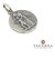 Medalla Ángel De La Guarda - Plata envejecida - 14mm - comprar online