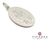 Medalla Doble Faz - Virgen Milagrosa - Plata Blanca 925 - 20mm - Vicenza Joyas y Relojes