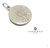 Medalla Escapulario Virgen Del Carmen Y Sagrado Corazón de Jesús - Plata 925 Blanca - 22mm en internet