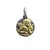 Medalla Ángel Rafael - Plata 925 Y Oro 18k - 12mm