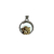 Medalla Angelito Rafael - Plata, Oro y Cristal - 18mm - comprar online