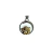 Medalla Angelito Rafael - Plata, Oro y Cristal - 18mm - comprar online