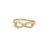 Anillo Infinito 18k Crystals
