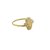 Anillo Mano De Fátima - Oro 18k -Swarovski Crystals