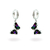 Aros BUTTERFLY HELIOTROPO 925