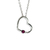Colgante Corazón Crystal Siam - comprar online