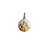 Medalla De Bautismo - Plata 925 Y Oro 18k - 12mm