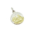 Medalla De Bautismo - Plata 925 Y Oro 18k - 16mm