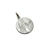 Medalla Santa Catalina de Alejandría - Plata Blanca - 20mm - comprar online