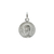 Medalla Santa Claudia - Plata 925 Blanca - 18mm