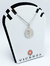 Medalla Santa Claudia - Plata 925 Blanca - 18mm en internet
