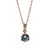 Collar CARAVANA 3 CRYSTALS Plaqué Rosé 21k