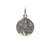 Medalla Comunión Niño - Plata envejecida - 14mm