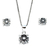 Conjunto Aros y Dije Crystal 8