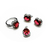 Conjunto NARCISO SIAM de Anillo, Aros y Colgante Micro Crystals - comprar online