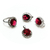 Conjunto GIGLIO de Aros, Anillo y Colgante PLATA 925 Micro Crystals - comprar online