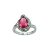 Conjunto SIAM de Aros y Anillo PLATA 925 Micro Crystals en internet