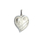 Medalla Corazón Eva Perón - Plata Blanca 925 - 24mm - comprar online