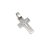 Cruz Con Cristo - Plata 925 - 15mm - Grabado sin cargo + Cadena - Cr1d