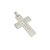 Cruz Con Cristo - Plata 925 - 28mm - Grabado sin cargo + Cadena - Cr4b