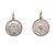 Medalla Santo Rostro de Jesús - Doble Faz - Plata blanca 925 - 18mm