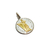 Medalla Cristo Viator - Plata Y Oro - 20mm - comprar online