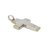 Cruz Curva De Plata Y Oro - 28mm - Grabado sin cargo + Cadena - Cr4 - comprar online