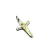 Cruz De La Unidad - Plata blanca 925 Y Oro 18k - 31mm