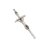 Cruz Tronco Papal - Plata Blanca 925 - 42mm