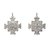 Cruz San Benito - Doble Faz - Plata 925 Blanca - 32mm