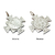Cruz San Benito - Doble Faz - Plata 925 Blanca - 40mm - Vicenza Joyas y Relojes