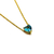 Collar HEART AQUAMARINE 18k - comprar online