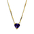 Collar HEART AMETHYST 18k