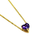 Collar HEART AMETHYST 18k - comprar online