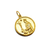 Medalla Santo Domingo de Guzmán - Plaqué Oro 21k - 22mm