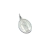 Medalla Dulce Espera - Plata 925 Blanca - 22mm en internet
