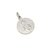 Escapulario Medalla Virgen Del Carmen y Sagrado Corazón - Plata Blanca 925 - 18mm en internet
