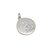 Escapulario Virgen Del Carmen y Sagrado Corazón - Plata Blanca 925 - 26mm - comprar online